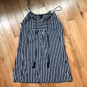 J.Crew striped beach cover up